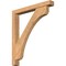 Ekena Millwork Legacy Block Smooth Bracket w/ Offset Brace, Western Red Cedar, 5 1/2"W x 42"D x 48"H BKT0604X42X48LEC05SWR - alternate 1